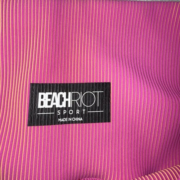 Women’s BEACH RIOT tayler legging pants Two toned Sorbet Size Medium - Picture 2 of 7